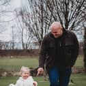 Jamie Acton, nutrition specialist with his daughter, Poppy.
