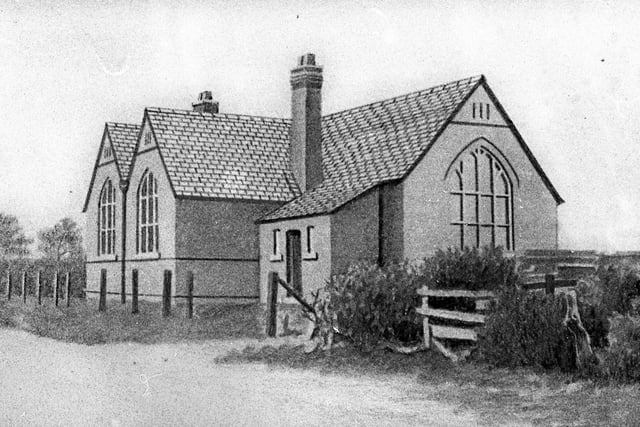 The original old cottage schoolrooms of Bryn St. Peters which opened as St. Peter's Mission.