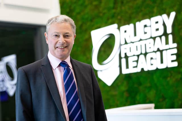 Simon Johnson is to step down from his role as RFL chair. (Photo: Alex Whitehead/SWpix.com)