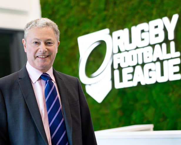 Simon Johnson is to step down from his role as RFL chair. (Photo: Alex Whitehead/SWpix.com)