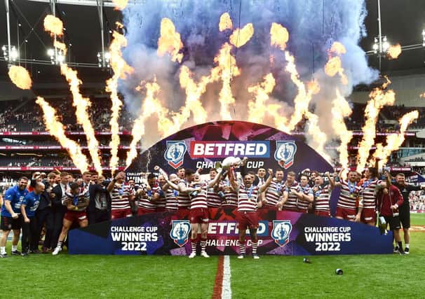 Wigan Warriors have won the Challenge Cup