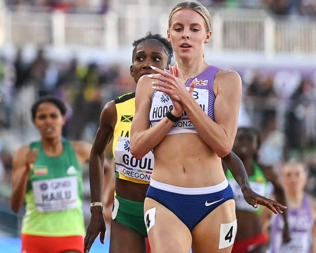 Keely Hodgkinson is safely through to the 800m final
