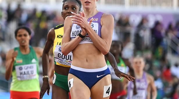 Keely Hodgkinson is safely through to the 800m final