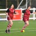 Olivia Harborow (right) has played a number of sports before rugby league