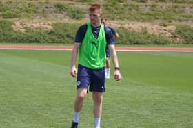 Luke Robinson joined the Latics squad for their training camp in Hungary last summer before being loaned out to St Johnstone