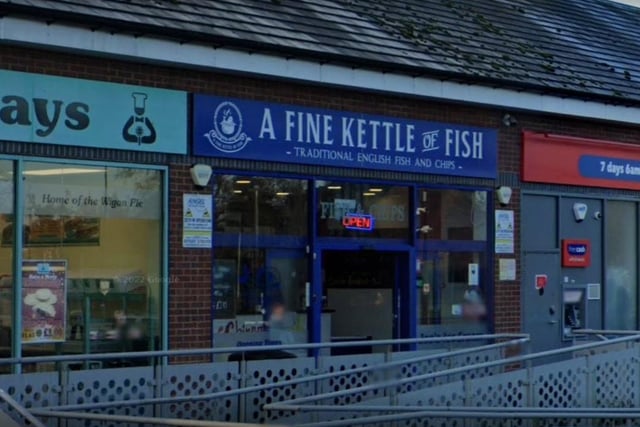 A Fine Kettle Of Fish on Walthew Lane, Platt Bridge, has a current 5 star rating