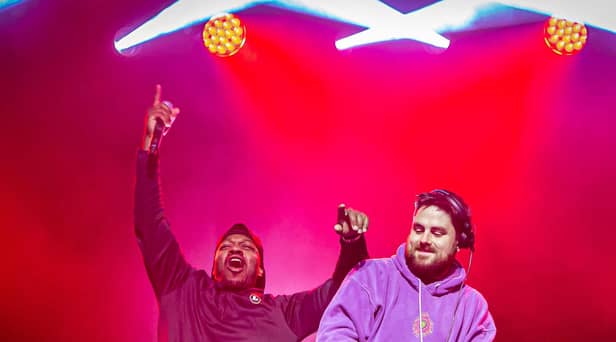 Rudimental during their performance