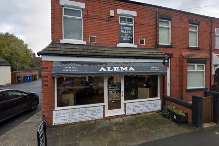 Alema Hair & Beauty on Warrington Road, Abram, has a 5 star rating from 28 Google reviews