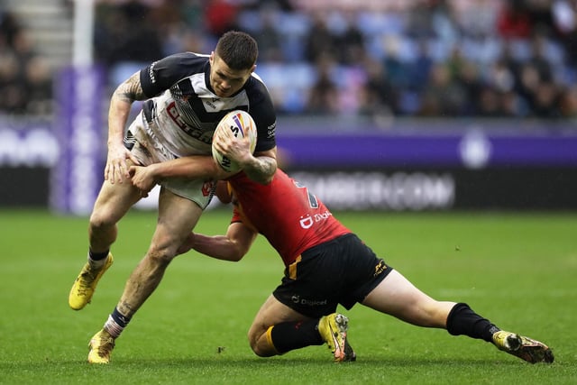 Wigan's John Bateman started for England (Photo by Lewis Storey/Getty Images for RLWC)