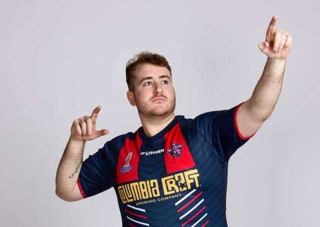 Matt Wooloff represented the USA at the World Cup (Photo by Pat Elmont/Getty Images for Rugby League World Cup)
