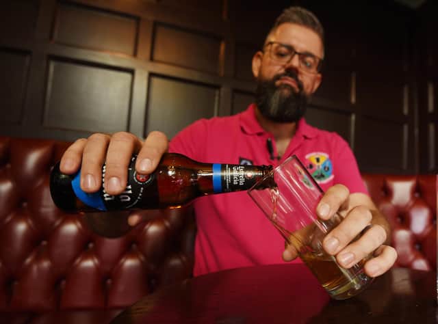 Sandy Motteram, chair of Wigan CAMRA
