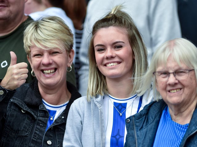 Latics fans at Bolton.
Pic: BP