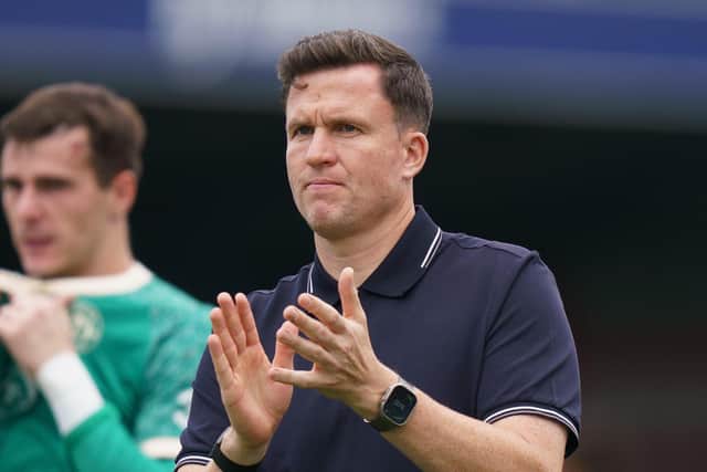Gary Caldwell called for calm after Sunday's defeat at Wimbledon