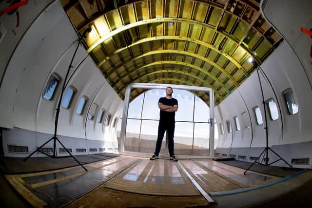 Steve Jones says that his truncated 737 could fulfil all kinds of purposes, whether for glamping, a school annexe or restaurant feature