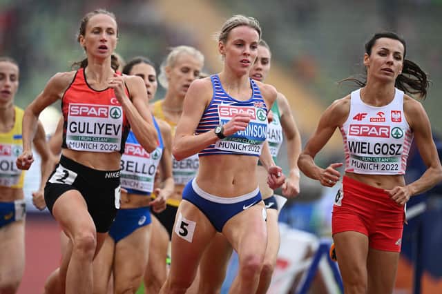 Keely Hodgkinson has reached the final of the 800m at the European Championships (Photo by Matthias Hangst/Getty Images)