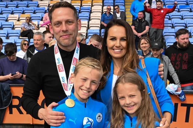 Leam Richardson and his proud family