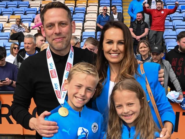 Leam Richardson and his proud family