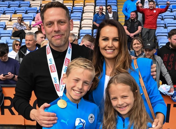 Leam Richardson and his proud family