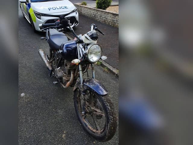 The seized and soiled bike