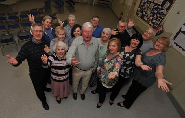 Wigan Voices in Harmony tuning up for a pre-pandemic concert