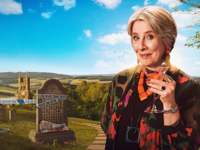 Cora Felton (Phyllis Logan) is 'The Puzzle Lady' in the new Channel 5 crime drama Murder Most Puzzling (Picture: Channel 5)