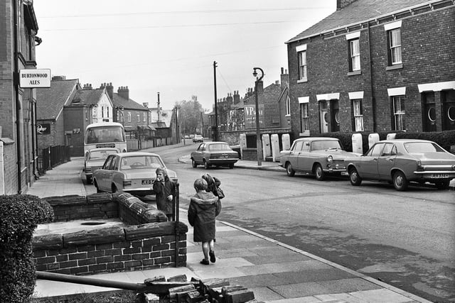 Heath Road, Ashton, in October 1971.