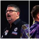 Gary Anderson (left) and Luke Littler (right) scooped the opening two Players Championship events at Wigan
