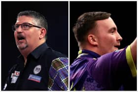 Gary Anderson (left) and Luke Littler (right) scooped the opening two Players Championship events at Wigan