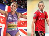 Keely Hodgkinson and Ella Toone have received walk of fame stars