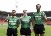 Ronseal sponsored jerseys for the match officials.