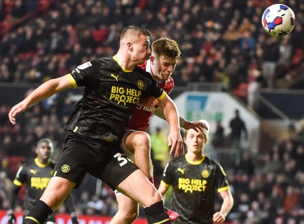 Youngster Charlie Hughes has been instrumental in Latics shoring up at the back