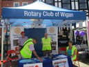A flashback to a previous Wigan Rotary Community Day in the town centre