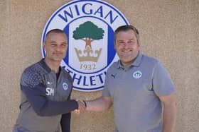Gregor Rioch with Shaun Maloney at Christopher Park