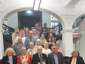 Friends and family of Derek Green surprised him at Wigan Town Hall as he was presented with the Heart of the Community Award
