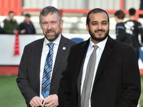Chief executive Mal Brannigan and chairman Talal Al Hammad