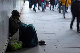 There has been a dramatic upsurge in demand for homelessness services recently (file picture)