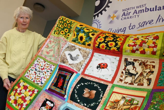 A variety of patchwork designs will be on display.