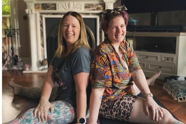 Sarah Jackson with her daughter