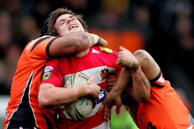 Bryn Hargreaves in his Wigan Warriors days