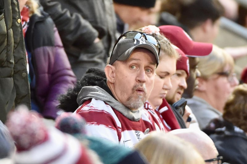 Wigan Warriors fans made the short trip to Leigh for the Battle of the Borough.