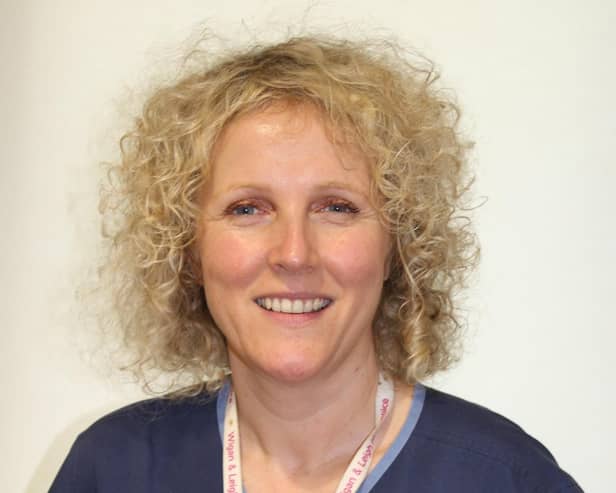 Debbie Jones, manager of the practice development team at Wigan and Leigh Hospice