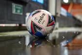 A general view of the EFL Mitre match ball.