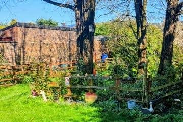 The Harvey Lane garden was tidied up in April in time for the coronation