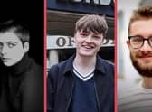 The three winners: Vicky Best (left), Sam Oddie (centre) and Mathew Reese (right)