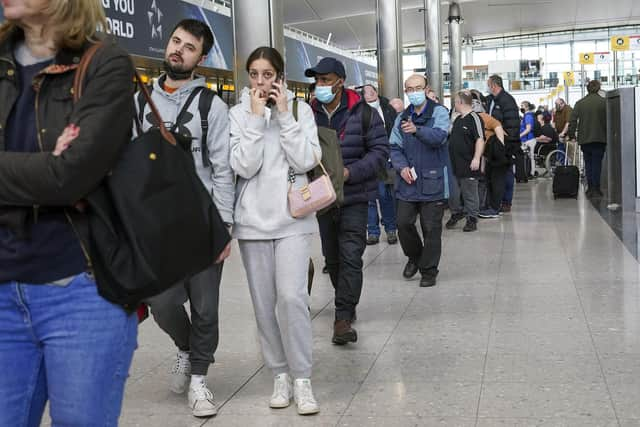 There has beeb travek chaos at UK airports over the last week