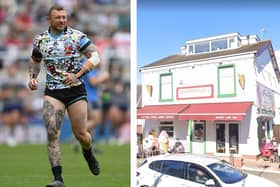 Left: Josh Charnley (credit Getty Images). Right: Frederick's Ice Cream