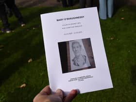 The ceremony's order of service