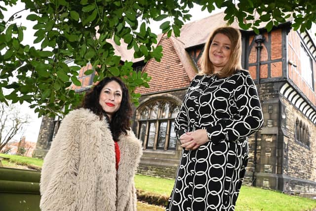 Hyde Studios is working with two independent businesses to offer weddings at the historic Wigan Hall, working with Sara Luisa owner of Lovely Lending Co, left, and celebrant Fran Abbott, right.