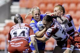 Wigan Warriors Women were unable to reach their first-ever Challenge Cup final with a defeat to Leeds Rhinos