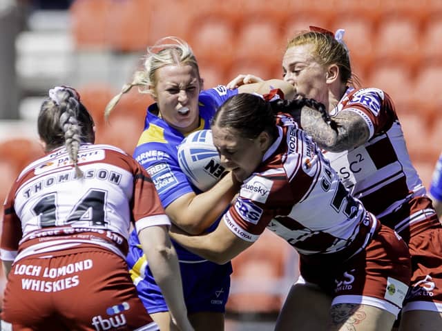 Wigan Warriors Women were unable to reach their first-ever Challenge Cup final with a defeat to Leeds Rhinos